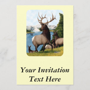 Invitación Elk Wapiti