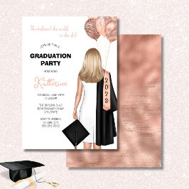 Invitación Ella Creía Que Podía Ser Chica Del Partido De Grad