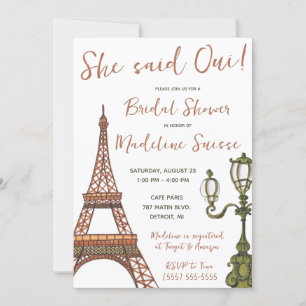 Invitación ¡Ella Dijo Oui! París, Francia