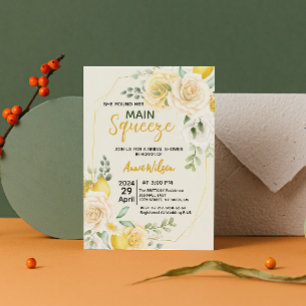 Invitación Ella Encontró a su Amor en una Elegante Fiesta de