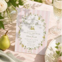 Invitación Ella Encontró su Despedida de Soltera Perfect Pear