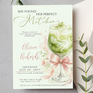 Invitación Ella Encontró su Despedida de Soltera Perfecta Mat