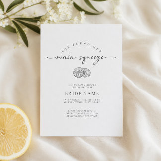 Invitación Ella Encontró su Dulce Media Naranja Despedida de 