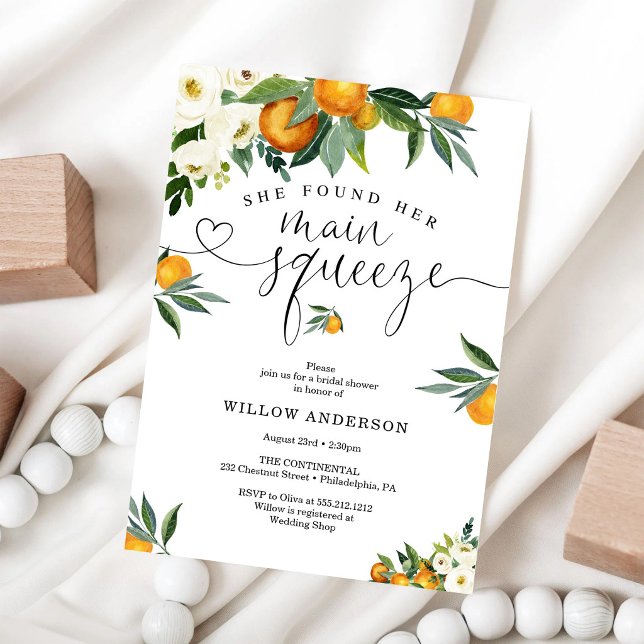 Invitación Ella Encontró su Dulce Mitad Despedida de Soltera (Subido por el creador)