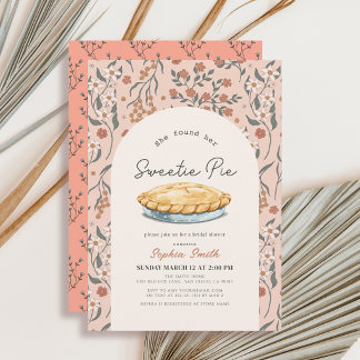 Invitación Ella encontró su Dulce Pastel Rosa Despedida de So