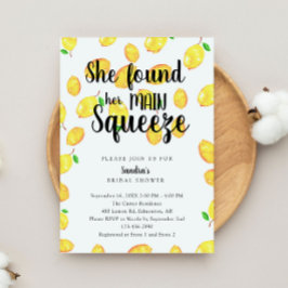 Invitación Ella Encontró Su Limonada Bridal Shower