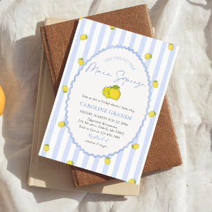 Invitación Ella Encontró Su Naranja Limón Desayuno Nupcial