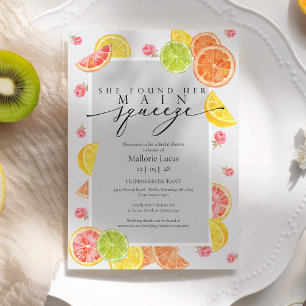 Invitación Ella Encontró Su Principal Ducha Bridal Squeeze La