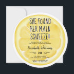 Invitación Ella Encontró Su Principal Ducha De Novias De Vera<br><div class="desc">Encontró Su Principal Invitación A La Ducha Bridal De Verano De Squeeze</div>