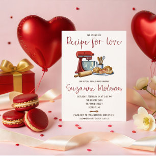 Invitación ¡Ella Encontró su Receta para el Amor! Despedida d