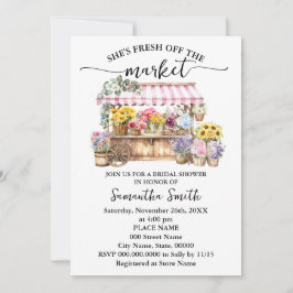 Invitación Ella es Fresca de la Floristería del Mercado Fiest
