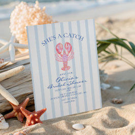 Invitación Ella es un Tesoro Despedida de Soltera Langostino 