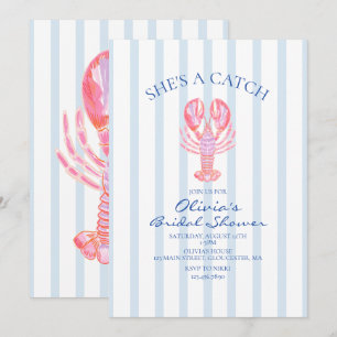 Invitación Ella es un Tesoro Despedida de Soltera Langostino 