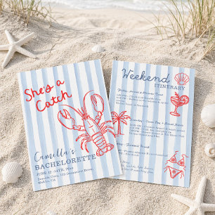 Invitación Ella Es Una Candidata Coastal Bachelorette