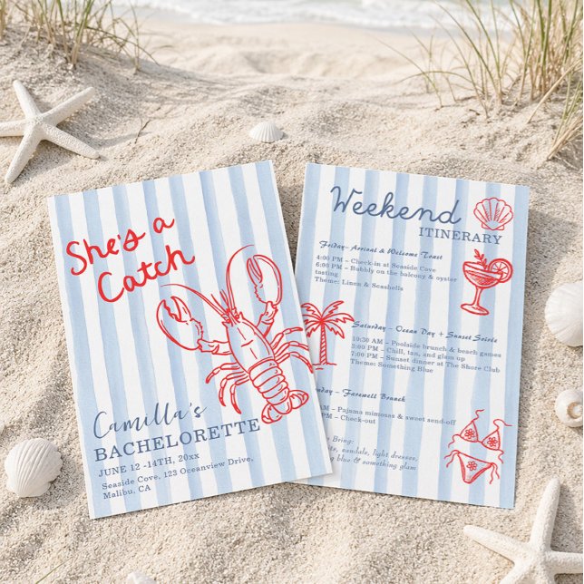 Invitación Ella Es Una Candidata Coastal Bachelorette (Subido por el creador)