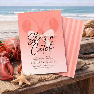Invitación Ella es una captura Despedida de soltera de langos