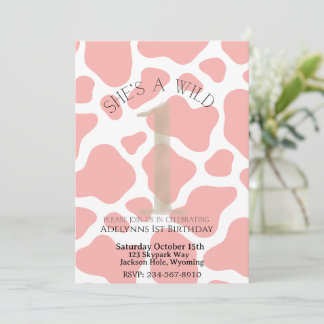 Invitación Ella es una salvaje