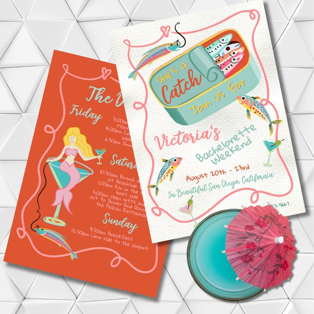 Invitación Ella es una sirena de fin de semana de soltera Sar (Subido por el creador)