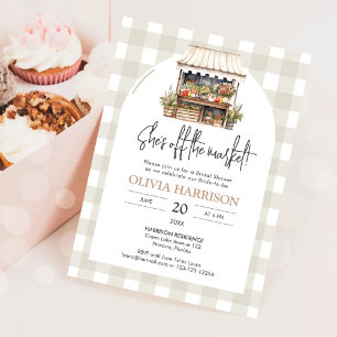 Invitación Ella está fuera del mercado Desfile de regalos de