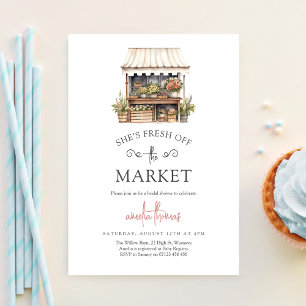 Invitación Ella está fuera del mercado Desfile de regalos de 