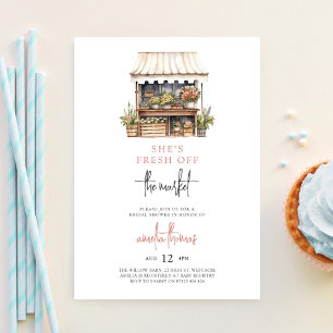 Invitación Ella está fuera del mercado Desfile de regalos de 