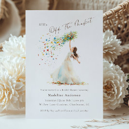 Invitación Ella está fuera del mercado, una enorme ducha de n