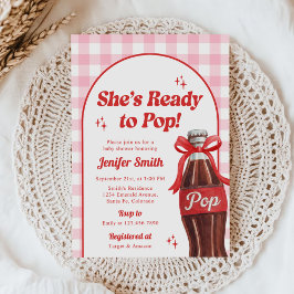 Invitación Ella está lista para estallar Fiesta de Bebé de So