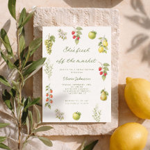 Ella está recién salida del mercado Desayuno de no