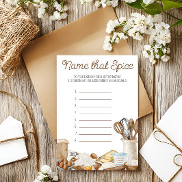 Invitación Ella ha encontrado su receta para el amor Nombra e