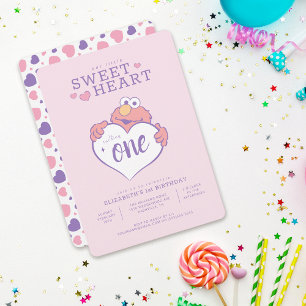 Invitación Elmo El día de San Valentín - Cumpleaños de la peq