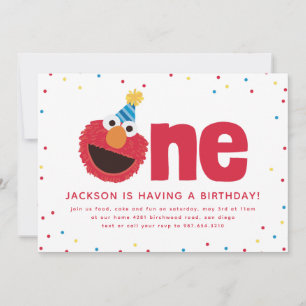 Invitación Elmo One