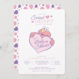 Invitación Elmo - Pequeño Baby Shower