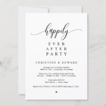 Elopamiento de Boda, Fiesta Feliz para Siempre