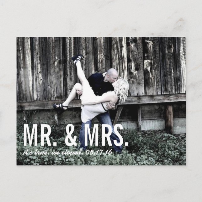 Invitación Elopement (Anverso)