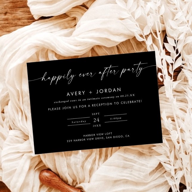 Invitación Elopement | Afortunadamente Siempre Des (Subido por el creador)