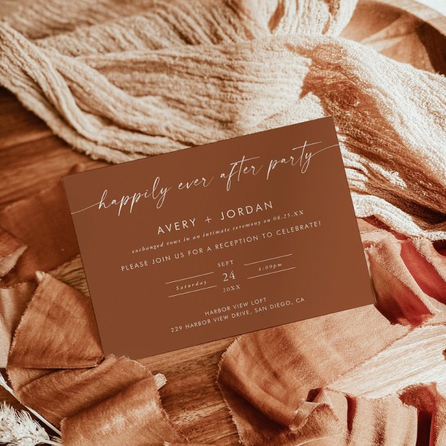 Invitación Elopement | Afortunadamente Siempre Des (Subido por el creador)