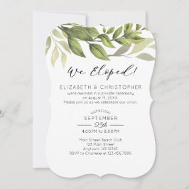 Invitación Elopement Boda Elopement