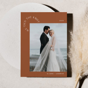 Invitación Elopement, Boda HARLOW, Nos Amarlamos Al Knot - Si