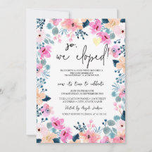 Elopement moda Garden Pink Flowers