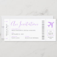 Embarque de pases de avión Ticket Lilac Travel