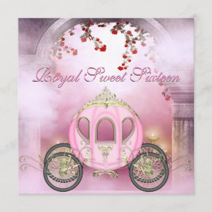 Invitación Embellecedor encantado de la Princesa Rosa 16