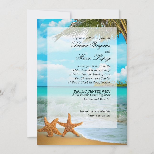 Invitación Embellecimientos de la Pareja Faux Vellum (Anverso)
