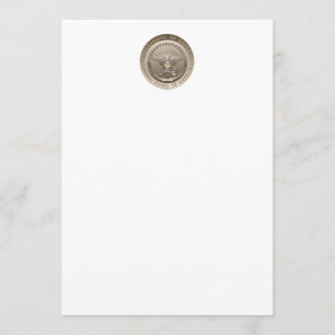 Invitación Emblema del gobierno de D.O.D