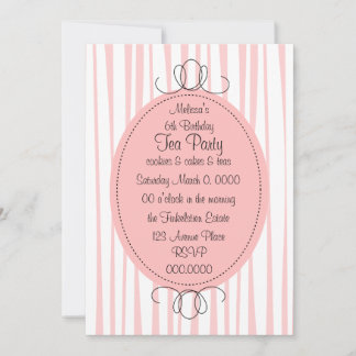 Invitación Emblema rosa suave