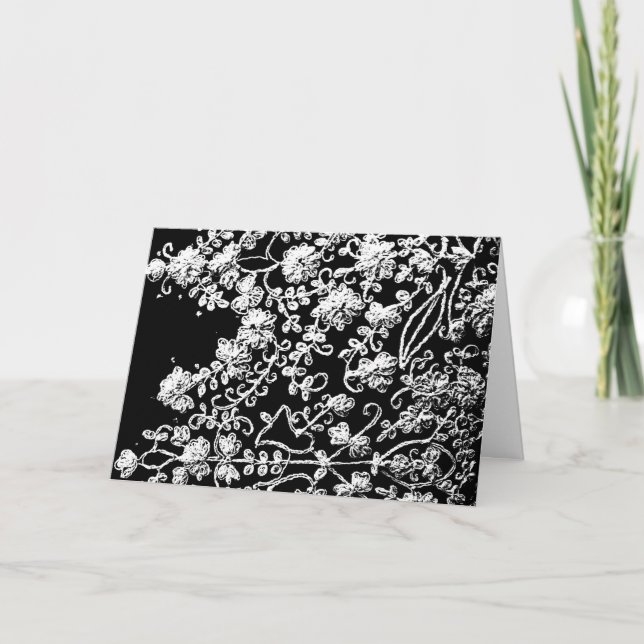 Invitación Embroideria india (Anverso)