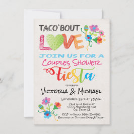 Invitación Embroidery Taco 'bout Love