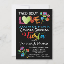 Invitación Embroidery Taco 'bout Love