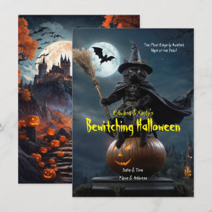 Invitación embrujadora de Halloween