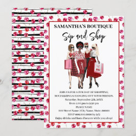 Invitación emergente de tienda Sip and Shop Cherry