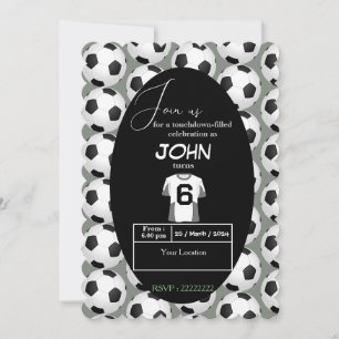 Invitación Empieza la celebración del sexto cumpleaños